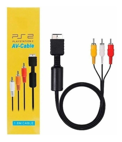 Cable Av Rca Ps1 Ps2 Ps3 Audio Y Video Play