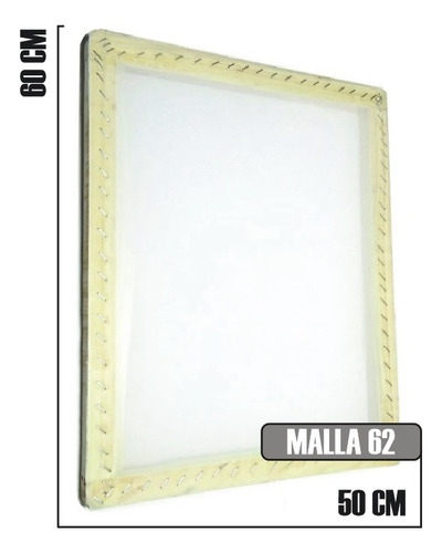 8 Marcos Madera (1 1/2 De Pulgada) Malla 55 Y 62, 50x60 Cm