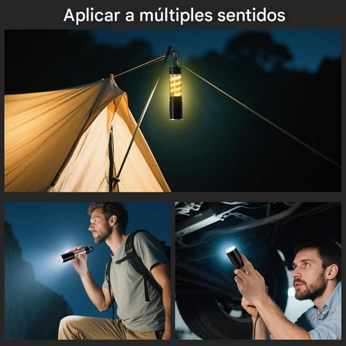 Lampara Recargable Led Linternas Lampara De Tacticos