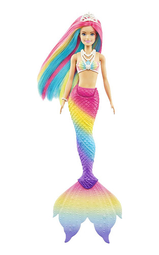 Barbie Muñeca Dreamtopia Sirena Arco Iris Magico Pr