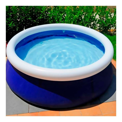 Piscina Inflável redonda Sun Way ELP01001 de 168cm x 51cm 1000L azul caixa