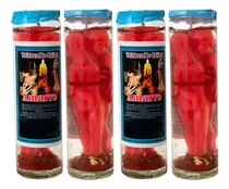 Comprar 4 Veladoras Esotéricas Amarre Ritualizadas De Gel 