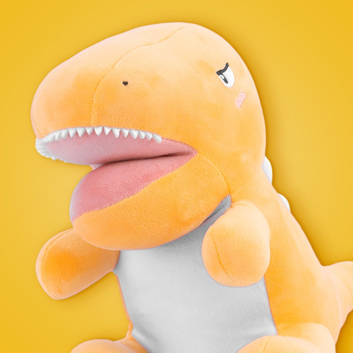 Miniso Tyrannosaurus Rex Dino Family Plush Orange 35