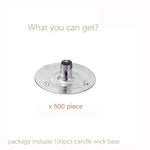 Porta Pabilo Ficha Botón Para Velas 500 Pieces 12.5/2.6 Mm