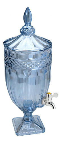 Dispenser Suqueira Cristal Brandon Azul 4,5l Wolff 35601