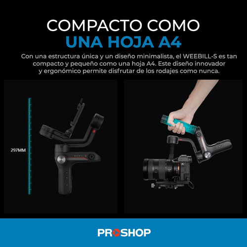 Imagen 6 de 10 de Estabilizador Gimbal Celular Zhiyun Weebill S Version 3 Axis