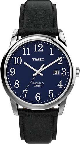 Timex Easy Reader Reloj Con Correa De Cuero De 1.496