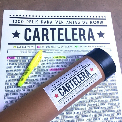 Poster 1000 Pelis Para Ver Antes De Morir - Cartelera - Cine