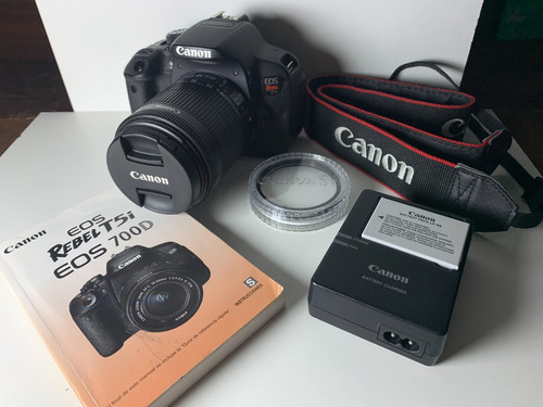  Canon Eos Rebel Kit T5i + Lente 18-55mm