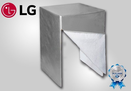 Cubierta Cubre Lavasecadora LG Carg Frontal 20kg Silver F130