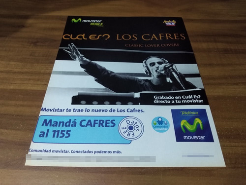 (pc552) Publicidad Los Cafres * Classic Lover Covers * 2009