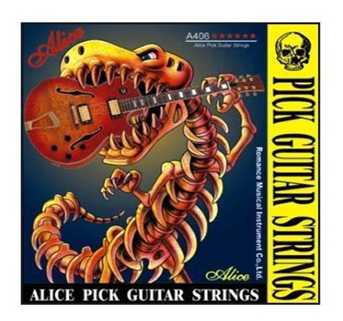 Juego De Cuerdas P/ Guitarra Alice A406-l