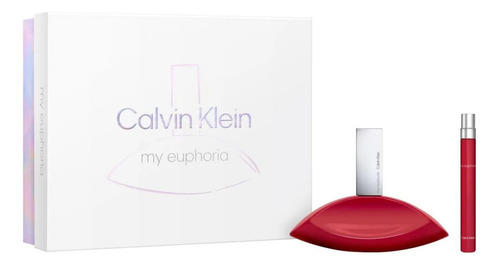 Perfume Calvin Klein My Euphoria Edp 100ml + 10ml Set 2 Pcs