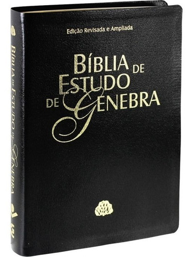 Bíblia De Estudo Genebra Luxo Preta Frete Grátis