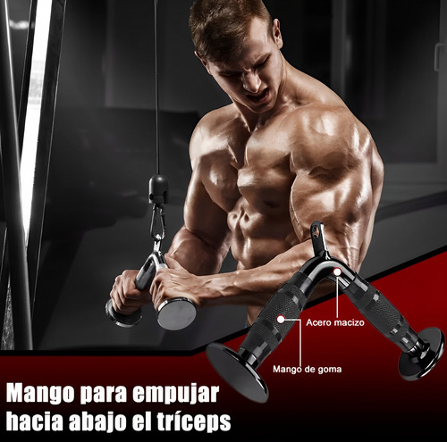 Agarres Para Gym 10pcs Agarradera Maneral Kit Con 8 Ganchos