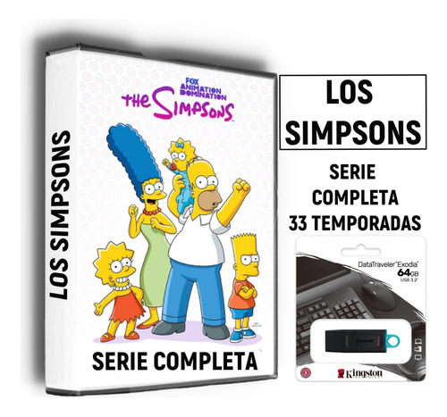 Los Simpson Serie Completa En Usb 33 Temporadas