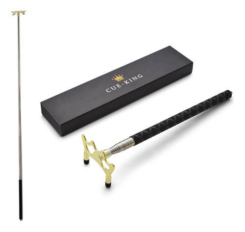Palo De Puente Telescópico Para Billar Accesorios Oro, Acero, Negro Nombre Del Diseño 0 Mg