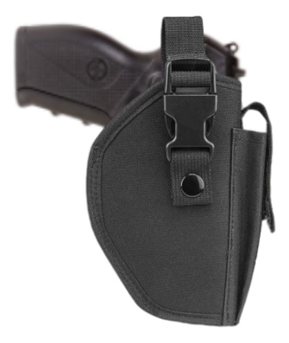 Funda Piernera Holster Crosman Universal Airsoft C02 Xt C Color Negro Orientación De La Mano Diestro