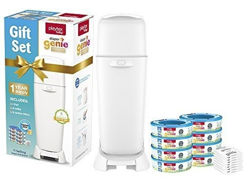 Imagen 1 de 6 de Juego De Regalo Playtex Diaper Genie Baby Registry Con 1