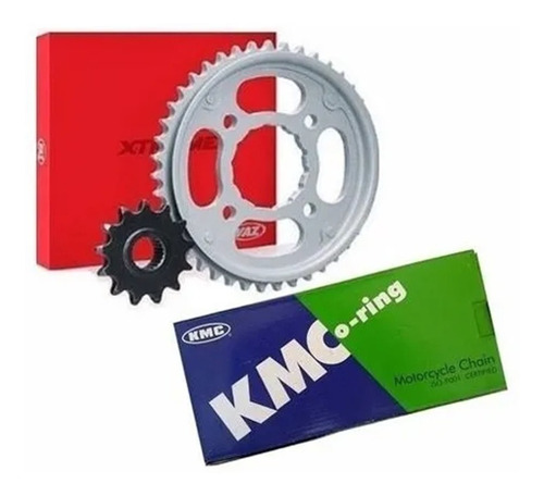 Kit Relação Tração Transmissão Aço 1045 Retentor Cb 300 Kmc