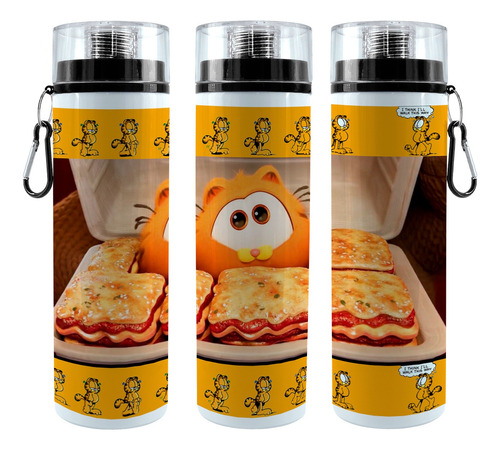 Botella Cilindro Garfield Lasagna 750ml