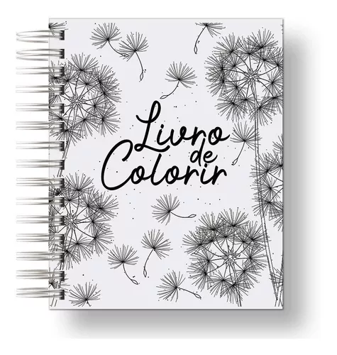 Caderno De Desenho Anti- Estresse Para Colorir Adultos
