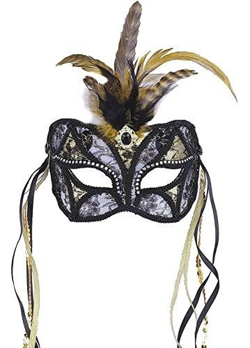 Máscara Foro Carnaval Traje De Mascarada - Encaje Con Las Pl