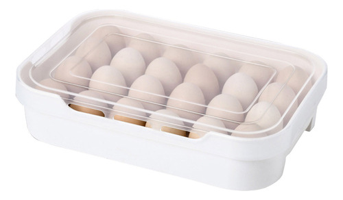 Caja De Almacenamiento De Huevos N 24 Grids, Recipiente Para