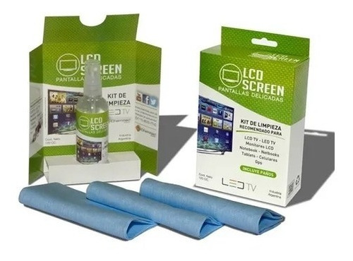 Set Limpieza Chemitec Kit Limpiador Lcd Monitor Spray