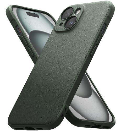 Funda De iPhone 15 Ringke Onyx Texturizada - Verde