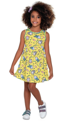 Vestido Infantil Regata For Fun Fakini 02169 - Tam 4 À 8