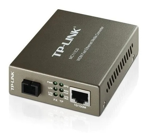 Conversor De Medios Tp-link Mc111cs 10/100mbps Fx