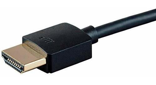 Cable Hdmi Certificado Pie Color Negro Hz Hdr Gbps Awg :