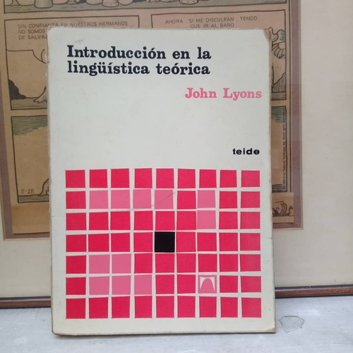 Introducción En La Lingüística Teórica-john Lyons