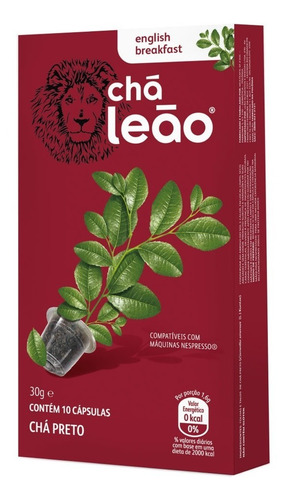 Chá Leão Combo Todos Sabores 70 Capsulas + Porta Capsulas