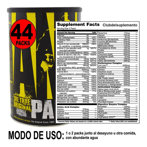 Combo Animal Pak + Nitro Universal Pre Work Fuerza Energia | Envío gratis Combo Animal Pak + Nitro Universal Pre Work Fuerza Energia | Envío gratis