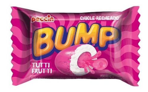 Chicletes Recheado Bump Diversos Sabores 140g - Peccin