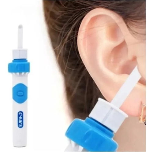 Aparelho Elétrico Remover Cera Ouvido Limpeza Auricular Prof