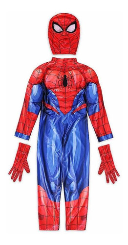 Spiderman Disfraz Clásico Talla 9-10 Con Luces Disney Store