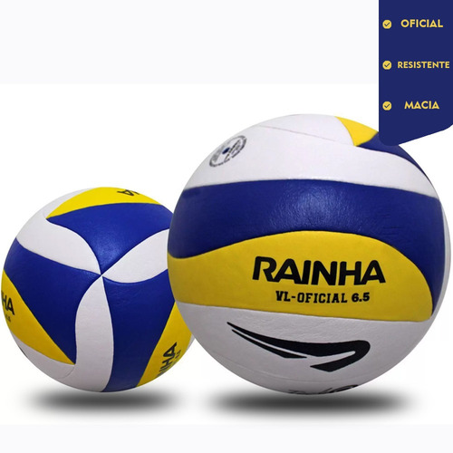 Kit 2 Bolas Vôlei Quadra Praia Areia Rainha Oficial