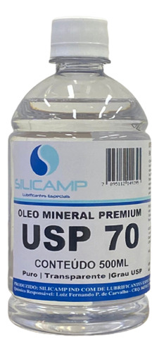 Oleo Mineral Grau Usp Hidratação De Tabua Churrasco 500 Ml