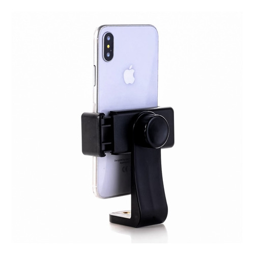 1 Porta Celular Smartphone Para Tripié 1/4 Con Giro 360 Full