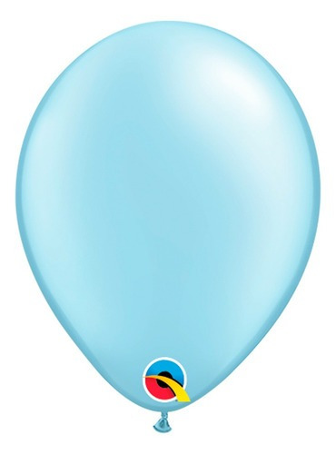 Balão Azul Claro Perolado 11 Polegada Pc25un Qualatex #39812