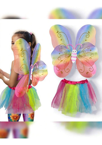 Disfraz Mariposa Infantil Completo Disfraces Regalos