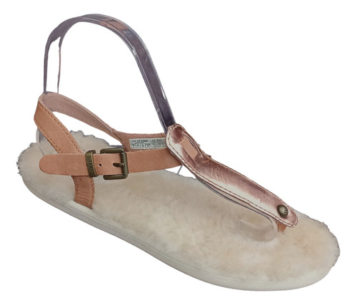 Sandalias Planas Ugg Modelo Lou Lou Rose Gold - Talla 38