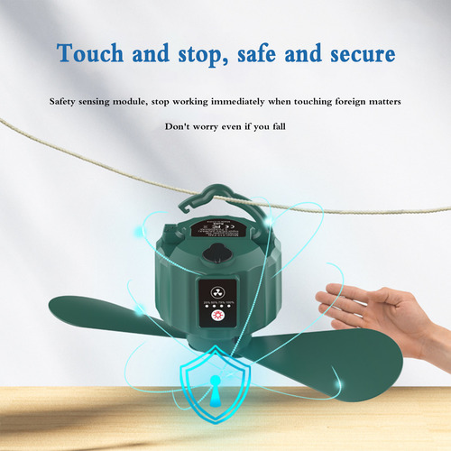 Ventilador De Camping G Usb Con Led Portátil Recargable Fanw