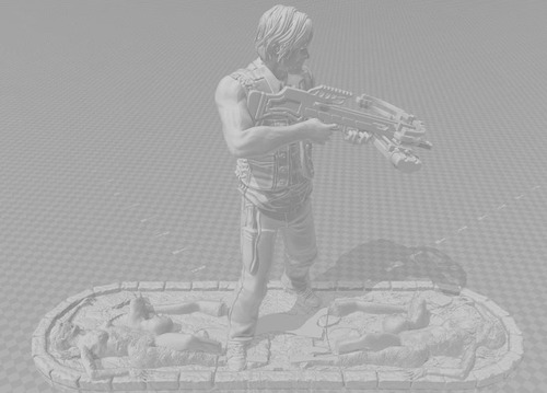 Archivo Stl Impresión 3d - The Walking Dead - Daryl Dixon