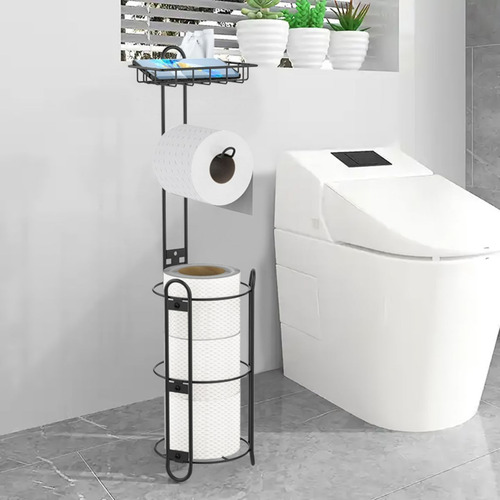 Soporte Para Papel Higiénico, Rollo De Hierro De Pie A Prueb