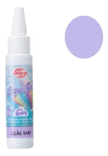 Corante Liquigel Arcólor Lilás Baby 30g - Alimentício