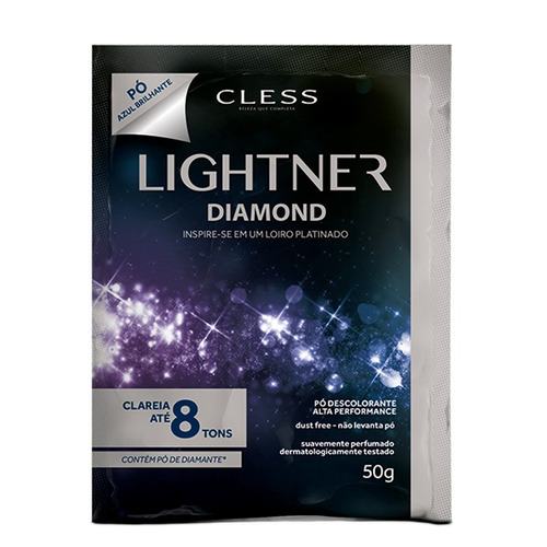 Pó Descolorante Lightner Diamond 8 Tons 50g